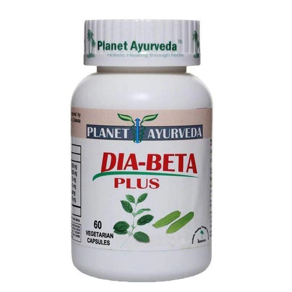 Planet Ayurveda Dia-Beta Plus 60 Vegetarian Capsules