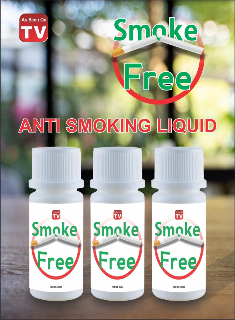 Smoke Free Liquid– Pack of 3