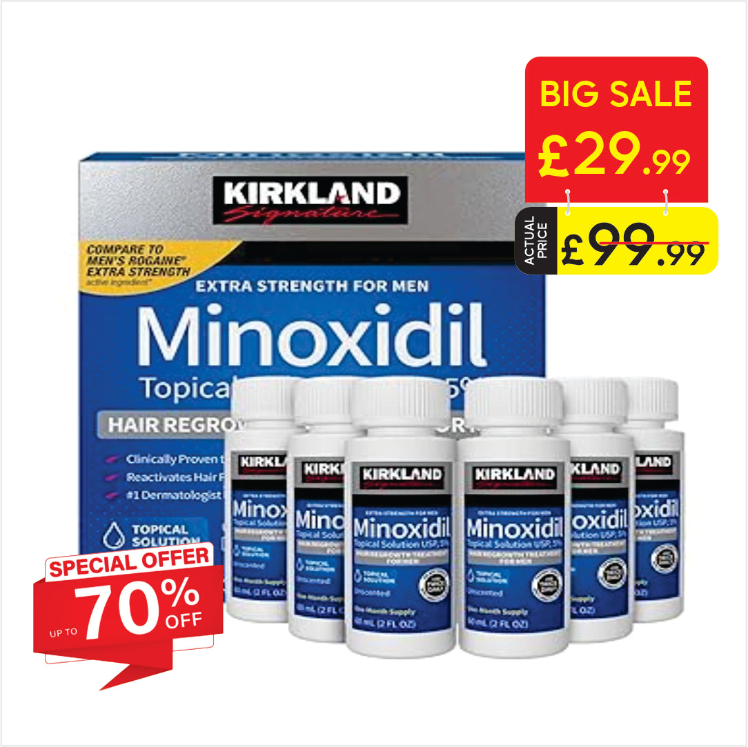 Minoxidil Blue Hair Growth Serum for Men
