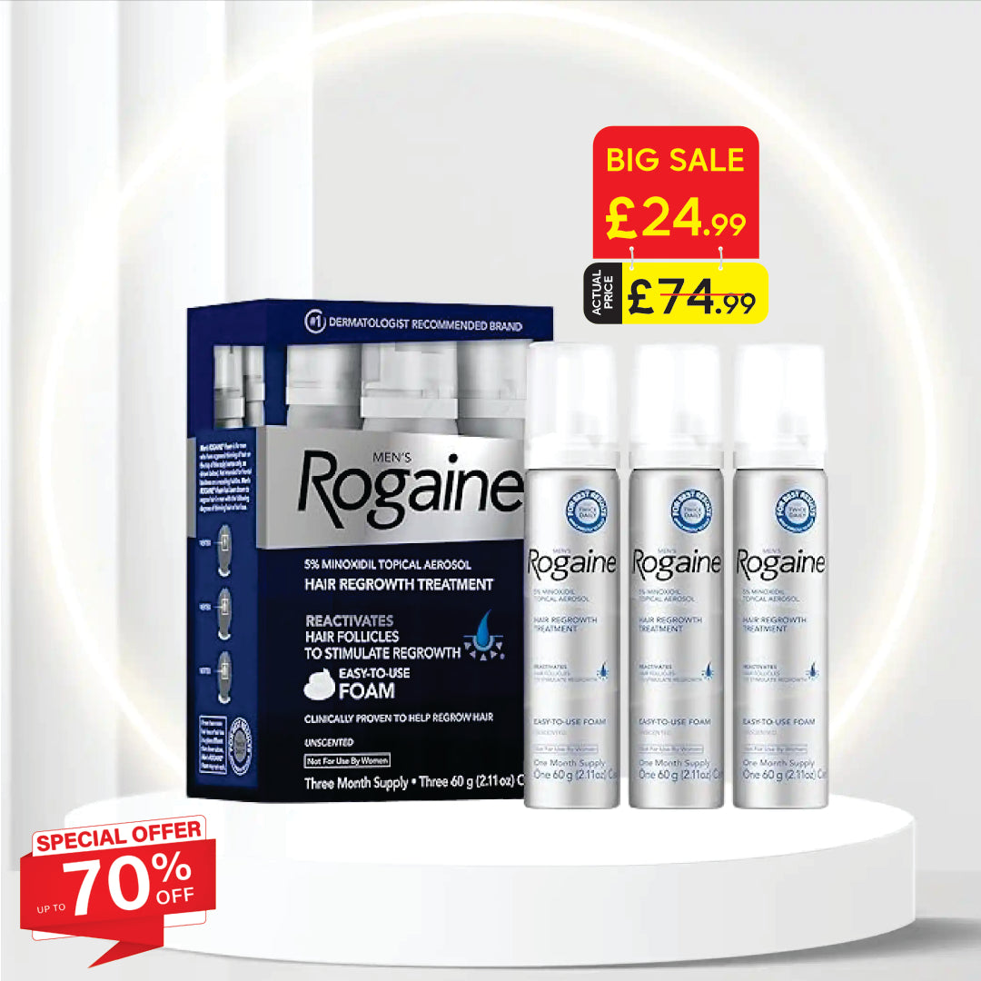 Men's Rogaine Extra Strength Pack of 3